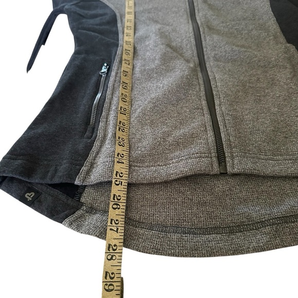 PACT ORGANIC ZIP FRONT GREY BLACK HOODIE SIZE MEDIUM - Picture 12 of 14